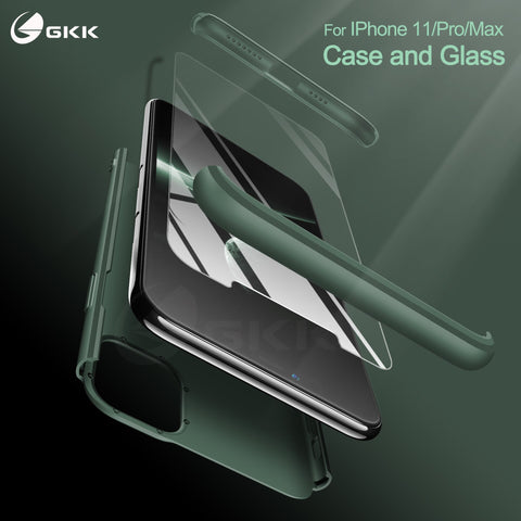 Casus® Full Coverage Case with Tempered Glass Screen Protector For iPhone 11 | iPhone 11 Pro Max