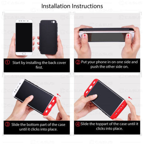 Casus® Full Coverage Case with Tempered Glass Screen Protector For iPhone 11 | iPhone 11 Pro Max