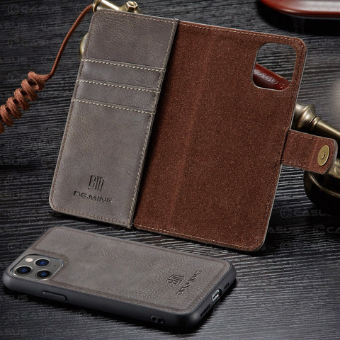 iPhone 14 Pro Case Removable Wallet Leather Cover