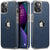 iPhone 13 Case Shockproof Logo View Premium Vegan Leather Cover