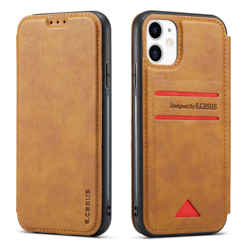 Casus® Back Wallet Leather Magnetic Cover Case For iPhone 11 | iPhone 11 Pro Max