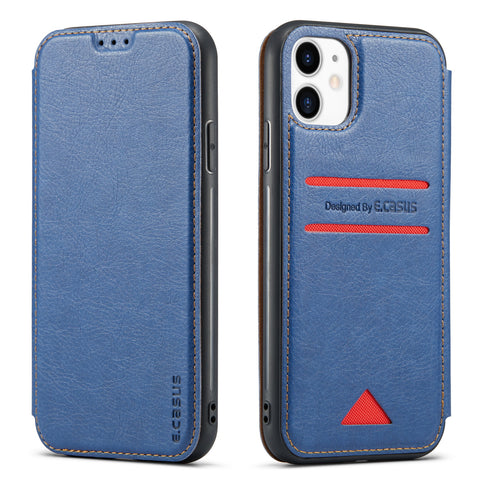 Casus® Back Wallet Leather Magnetic Cover Case For iPhone 11 | iPhone 11 Pro Max