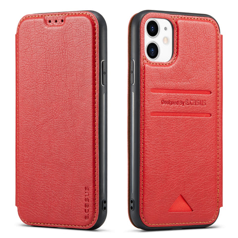 Casus® Back Wallet Leather Magnetic Cover Case For iPhone 11 | iPhone 11 Pro Max