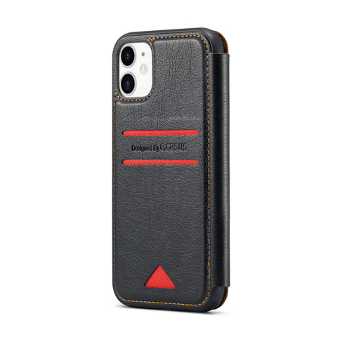 Casus® Back Wallet Leather Magnetic Cover Case For iPhone 11 | iPhone 11 Pro Max