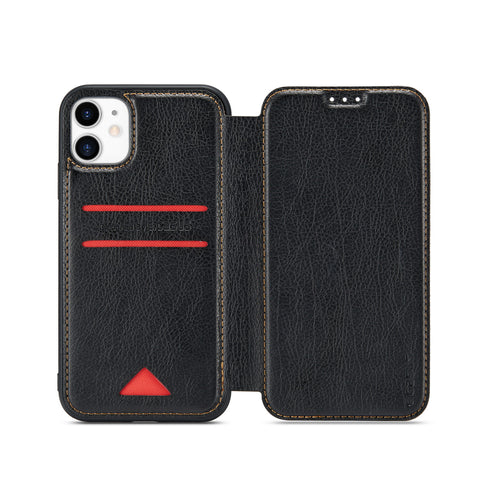 Casus® Back Wallet Leather Magnetic Cover Case For iPhone 11 | iPhone 11 Pro Max