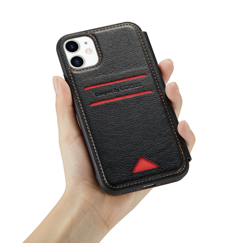 Casus® Back Wallet Leather Magnetic Cover Case For iPhone 11 | iPhone 11 Pro Max