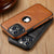iPhone 14 Pro Logo View Case Leather Slim Luxury Classic Cover