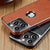 iPhone 13 Pro Max Case Shockproof Logo View Premium Vegan Leather Cover