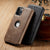 iPhone 12 Pro Max Case Leather Wallet Luxury Slim Logo View Cover