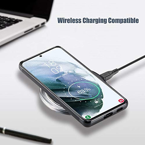 MOHEYO Compatible with Samsung Galaxy S21 Ultra Back Wallet Card Holder Slot Case with Side Grip PU Leather Slim Thin Cover