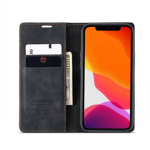 iPhone 14 Plus Wallet Case Leather Classic Luxury Cover