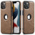 iPhone 13 Logo View Case Leather Slim Luxury Classic Cover