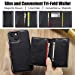 MOHEYO Designed for iPhone 13 Case Compatible with MagSafe Charger Magnetic Removable Wallet Card Holder Slim Thin Leather Cover