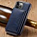 MOHEYO Designed for iPhone 13 Pro Max Case Compatible with MagSafe Charger Magnetic Removable Wallet Card Holder Slim Thin Leather Cover