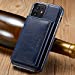 MOHEYO Designed for iPhone 12 Pro I iPhone 12 Case Compatible with MagSafe Charger Magnetic Removable Wallet Card Holder Slim Thin Leather Cover