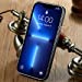 MOHEYO Logo View Compatible with iPhone 13 Pro Case Slim Premium Vegan Leather Classic Luxury Elegant Thin Cover (2021) 6.1"