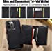 MOHEYO Designed for iPhone 13 Pro Max Case Compatible with MagSafe Charger Magnetic Removable Wallet Card Holder Slim Thin Leather Cover