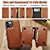 MOHEYO Designed for iPhone 12 Pro Max Case Compatible with MagSafe Charger Magnetic Removable Wallet Card Holder Slim Thin Leather Cover