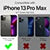 MOHEYO Logo View Compatible with iPhone 13 Pro Max Case Slim Premium Vegan Leather Classic Luxury Elegant Thin Cover (2021) 6.7"