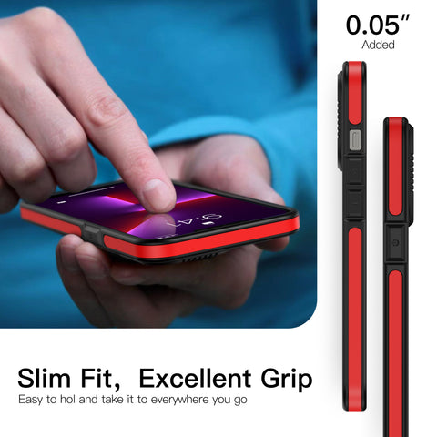 iPhone 13 Pro Max Frosted Matte Case Shockproof TPU Frame Cover