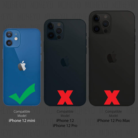 MOHEYO for iPhone 12 | 12 Pro Case Soft PU Leather Classic Elegant Cute Cover Slim Scratch Resistant Protective Phone Cases Compatible with iPhone 12 Pro/12 Pro Max/12 Mini (2020)