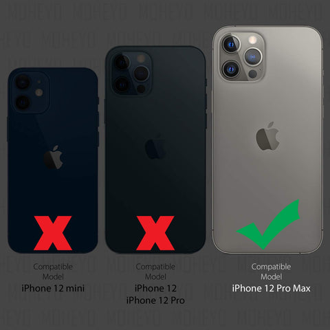 MOHEYO for iPhone 12 | 12 Pro Case Soft PU Leather Classic Elegant Cute Cover Slim Scratch Resistant Protective Phone Cases Compatible with iPhone 12 Pro/12 Pro Max/12 Mini (2020)