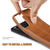 MOHEYO Slim Thin Vegan Leather Case Luxury Classic Cover Compatible with Samsung Galaxy S21 5G