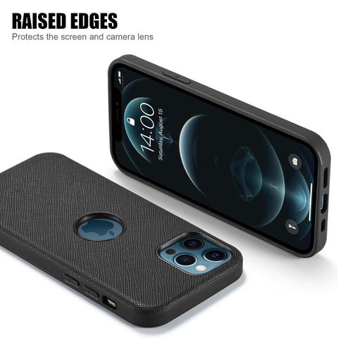 MOHEYO for iPhone 12 | 12 Pro Case Soft PU Leather Classic Elegant Cute Cover Slim Scratch Resistant Protective Phone Cases Compatible with iPhone 12 Pro/12 Pro Max/12 Mini (2020)