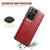 MOHEYO Slim Thin Vegan Leather Case Luxury Classic Cover Compatible with Samsung Galaxy S21 Ultra 5G