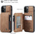 Leather Wallet with Zipper Magnetic Flip Cover Card Holder Case for iPhone 11 Pro Max