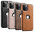 iPhone 12 | iPhone 12 Pro Case Logo View Leather Slim Luxury Classic Cover