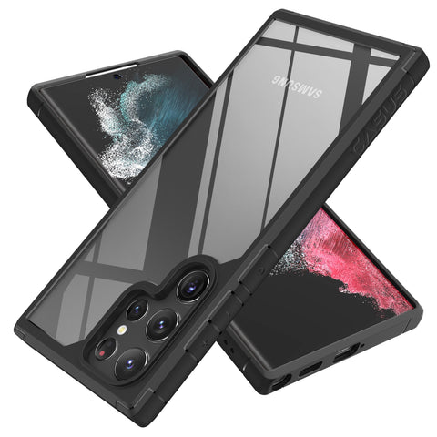 Samsung Galaxy S22 Ultra Case Clear with Shockproof Bumper Cover
