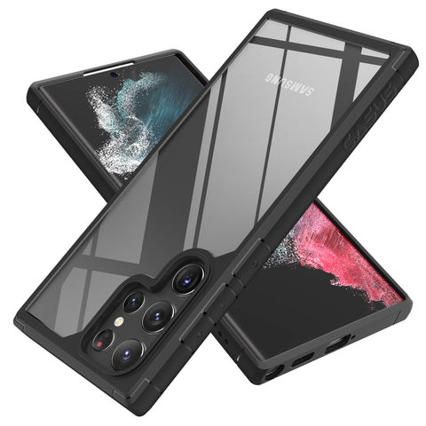 Samsung Galaxy S22+ Plus Case Clear with Shockproof Bumper Cover