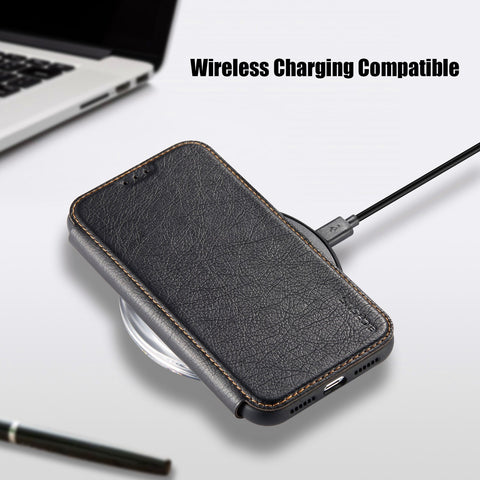 Casus® Back Wallet Leather Magnetic Cover Case For iPhone 12 Pro Max